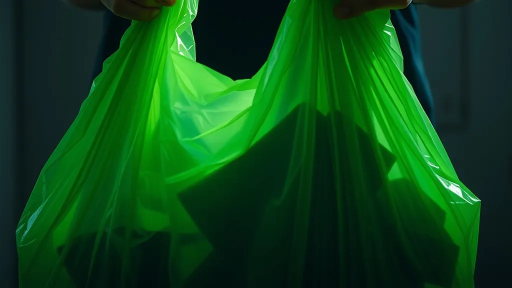 Dream symbol: green plastic bag: scenarios: Dream about searching for something inside a green plastic bag