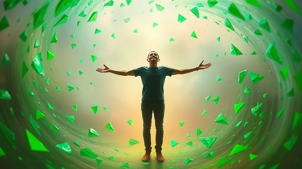 Dream symbol: green shards: demographics: Those Coping with Change and Transition