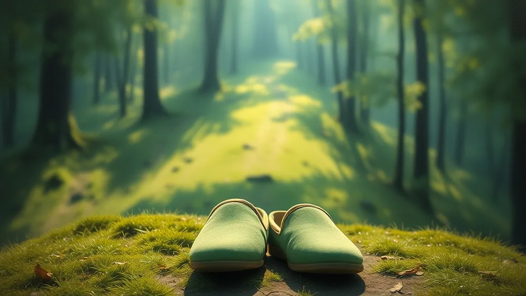 Dream symbol: green slippers: symbolism: Moving Forward with Caution and Deliberation