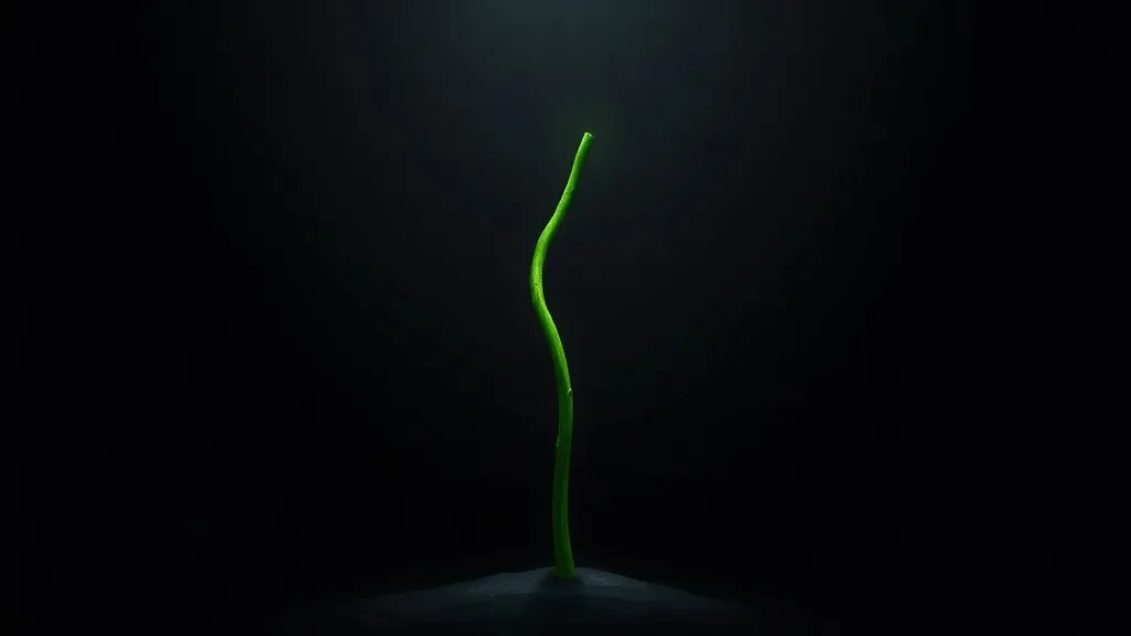 Dream symbol: green stick: scenarios: Dream about a green stick in a dark environment