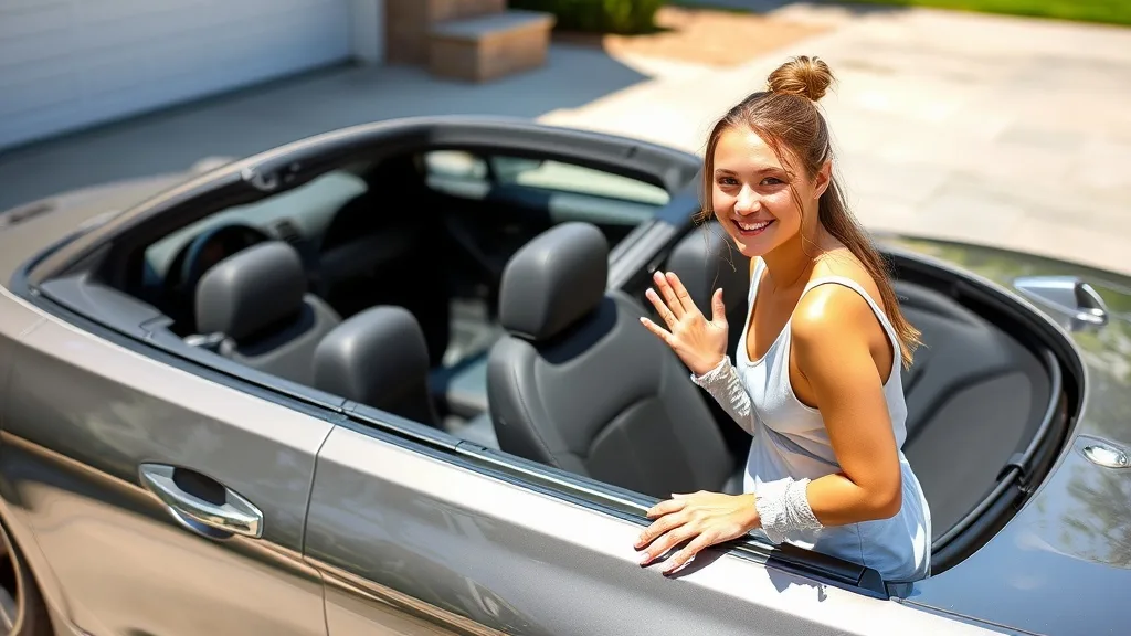 Dream symbol: grey convertible car: scenarios: Dream of Waxing a Grey Convertible Car