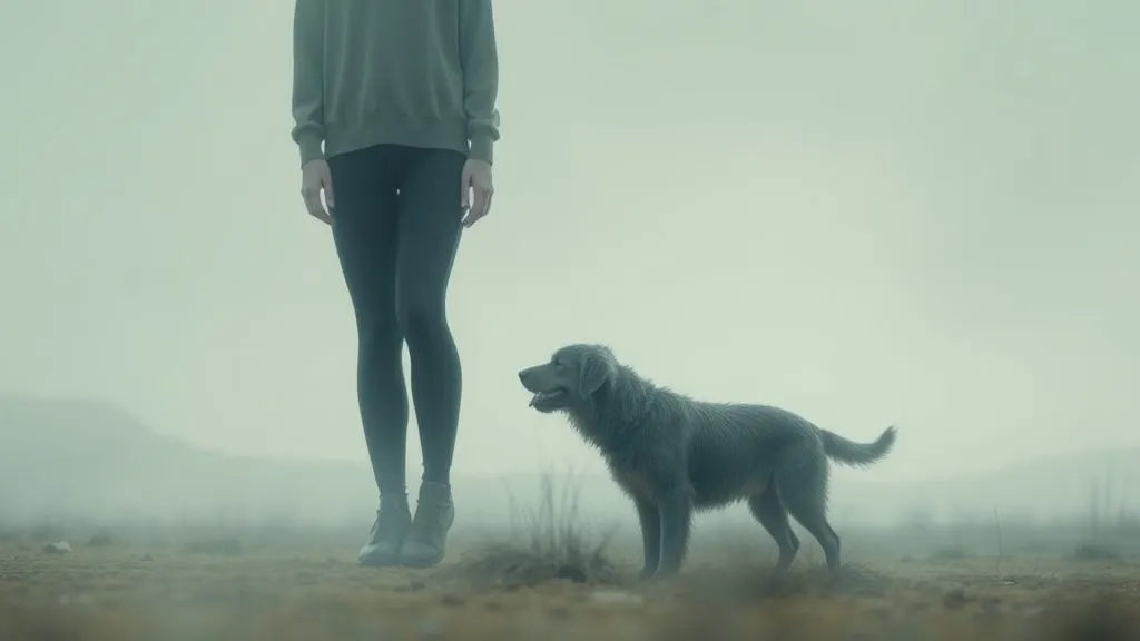 Dream symbol: grey dog: scenarios: Dream of a Grey Dog and a Person
