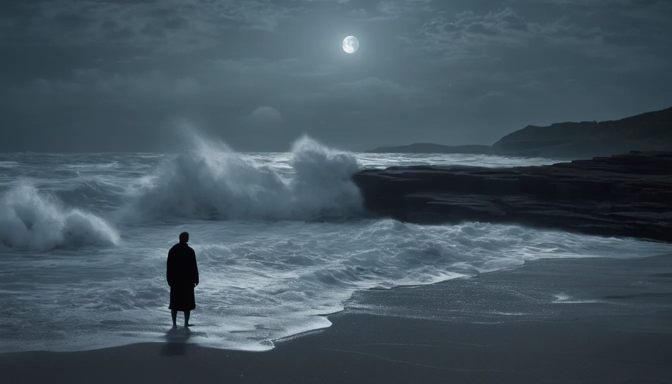 Dream symbol: grief comes in waves: scenarios: Dream of Waves at Night