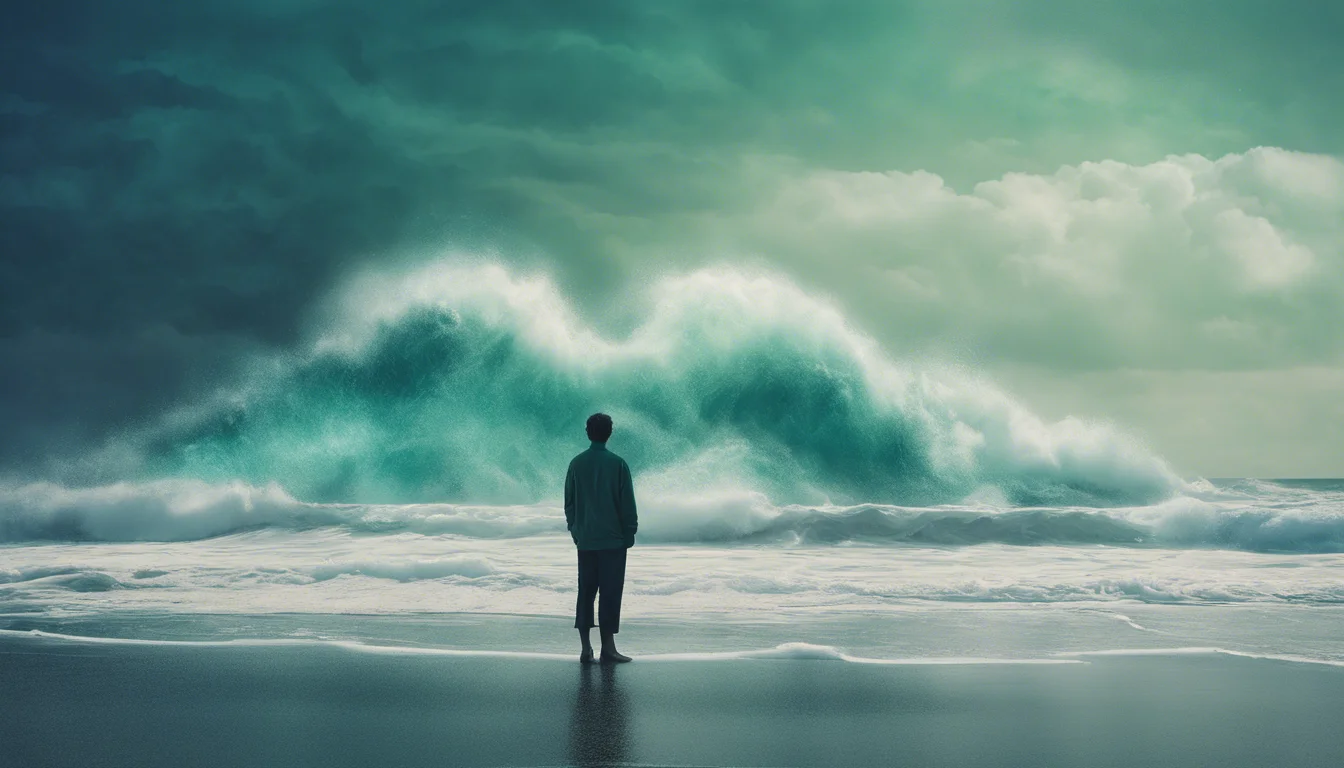 Dream symbol: grief comes in waves: symbolism: Waves of Sadness and Loss