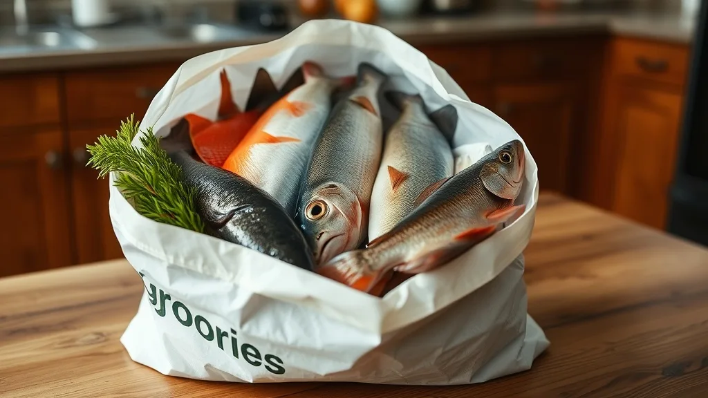 Dream symbol: grocery bag: scenarios: Dream of Grocery Bag Full of Fish