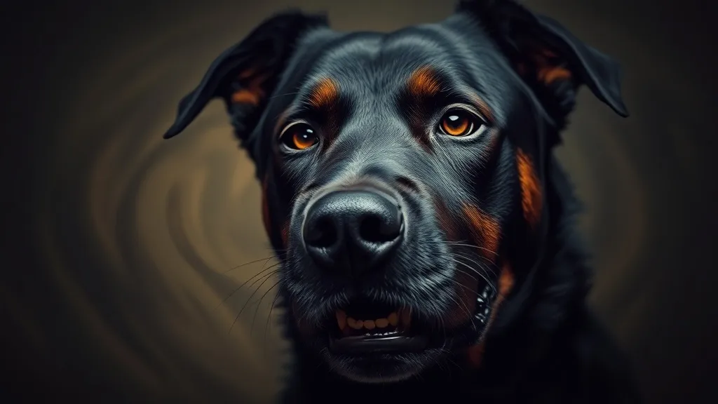 Dream symbol: growling dog: symbolism: The Shadow Self and Hidden Desires