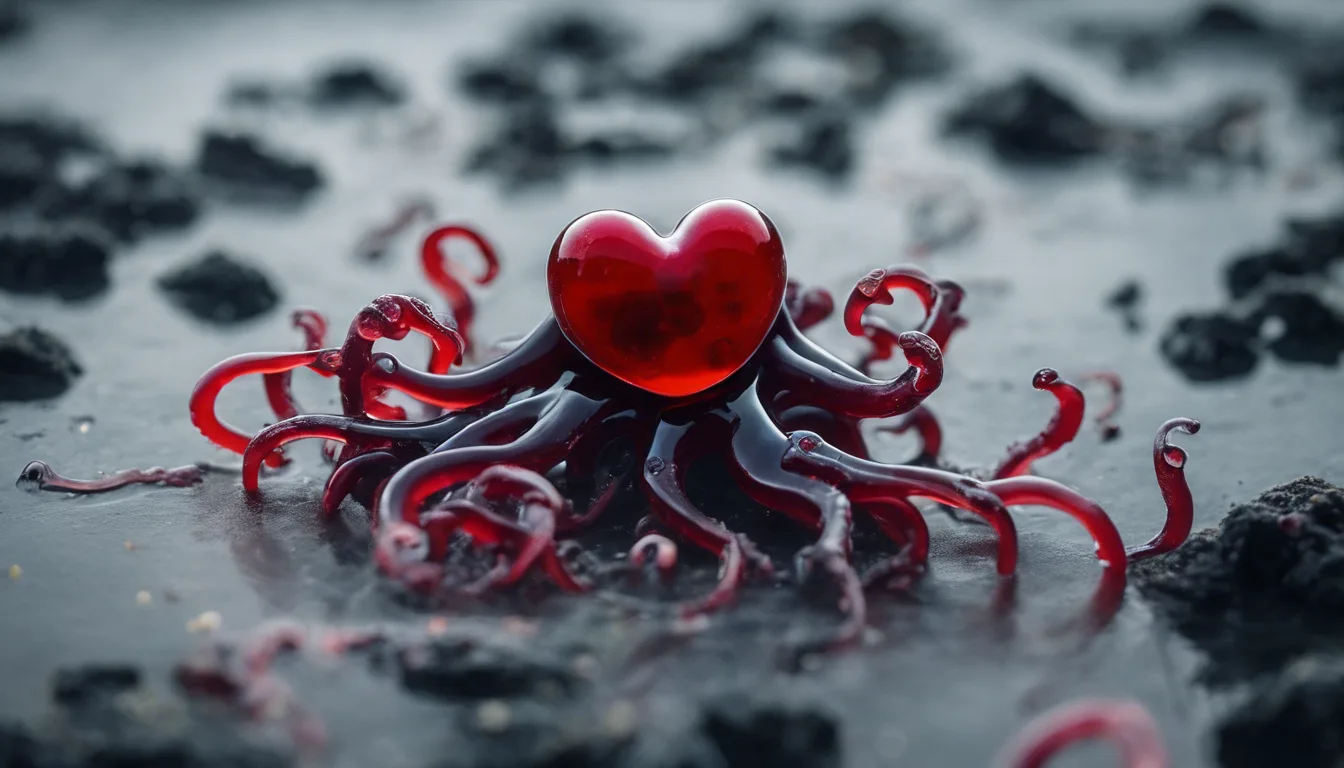 Dream symbol: gummy heart with blue and green tentacles: intro