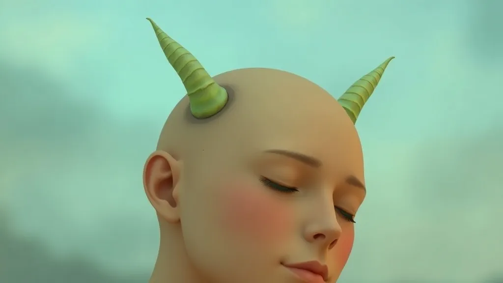 Dream symbol: halo and horns: scenarios: Dream of Small Horns