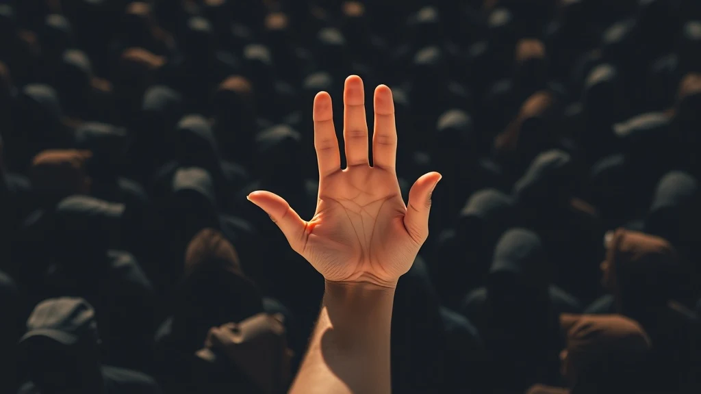Dream symbol: hand stretch: scenarios: Dream of hand stretching out of a group of people