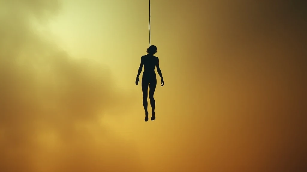 Dream symbol: hanging figure: symbolism: Psychological Interpretation: A State of Limbo and Suspension