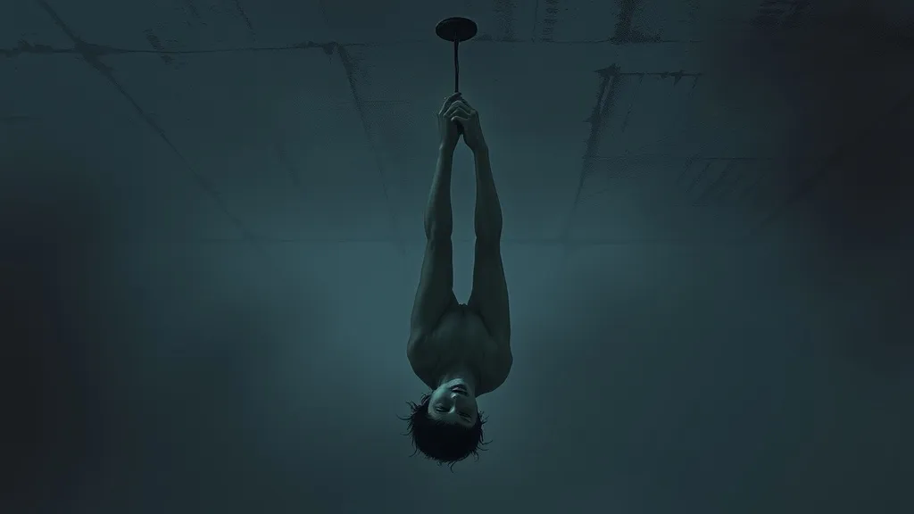 Dream symbol: hanging onto the ceiling: symbolism: Fear of Falling and Loss of Control