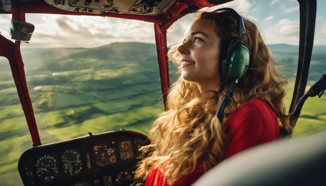 Dream symbol: helicopter: scenarios: Dream of feeling excited in a helicopter trip