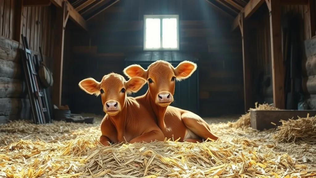 Dream symbol: hereford calf: scenarios: Dream of a Hereford calf in a barn