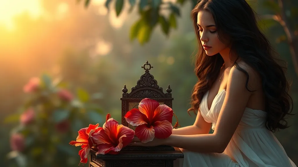Dream symbol: hibiscus: scenarios: Dream about using Hibiscus in a ceremony or ritual