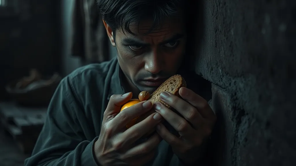 Dream symbol: hiding food: symbolism: Fear of Scarcity and Insecurity