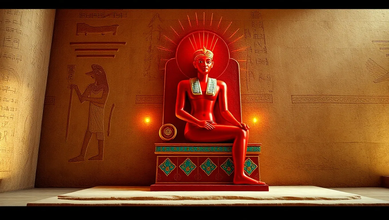 Dream symbol: hieroglyphics of a seated person in red: scenarios: Dream of Red Seated Hieroglyphics in a Sacred Context Dream symbol: hieroglyphics of a seated person in red: scenarios: Dream of Red Seated Hieroglyphics in a Sacred Context