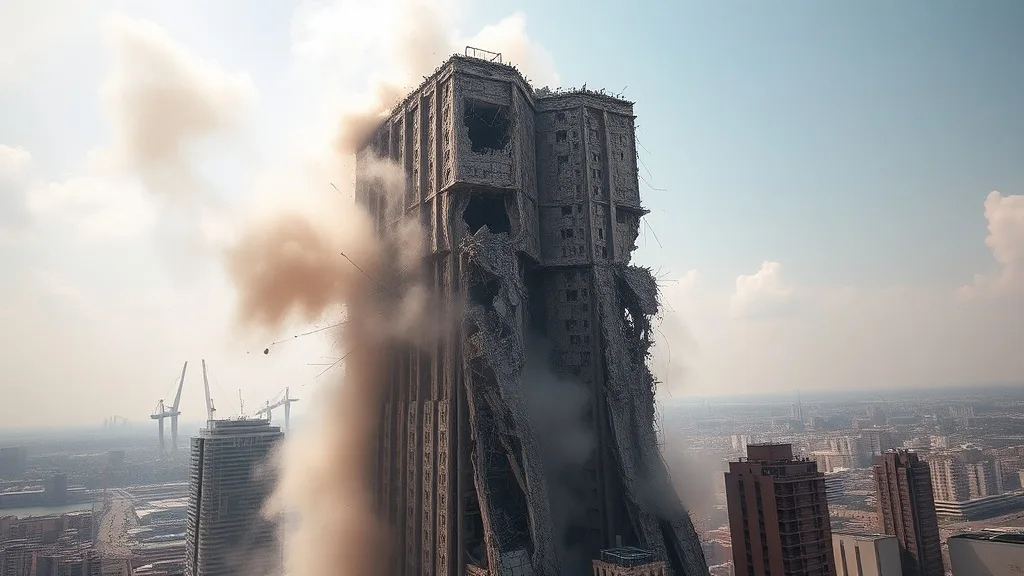 Dream symbol: high rise buildings: scenarios: Dream of a High Rise Building Collapsing