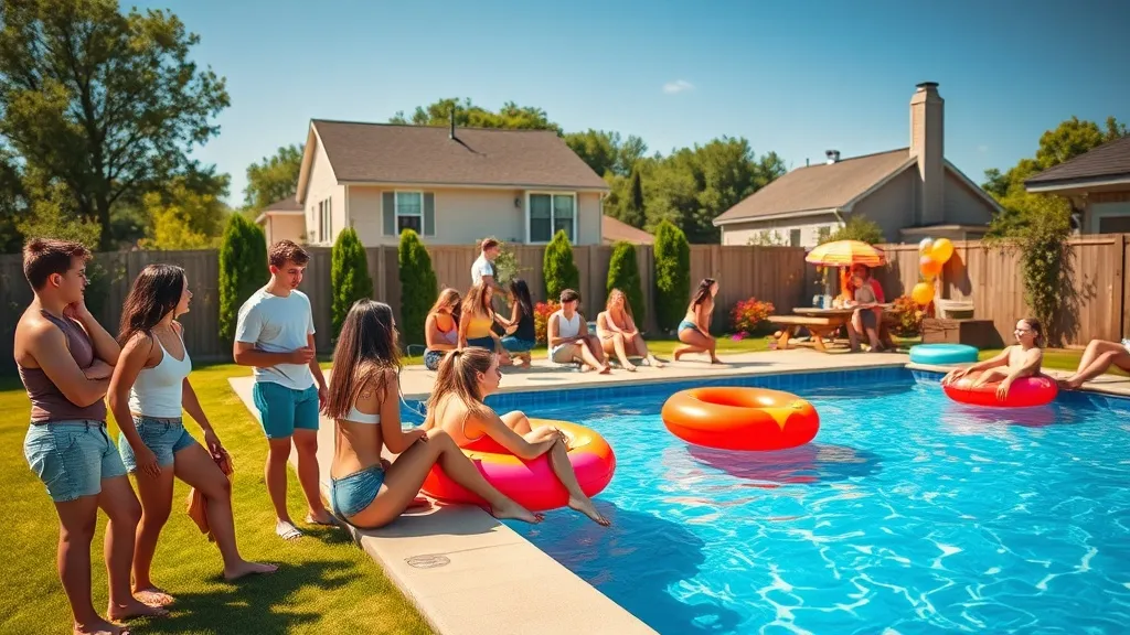 Dream symbol: high school pool: scenarios: Dream about High School Pool Party