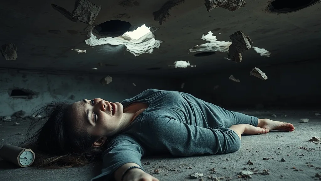 Dream symbol: holes in ceiling: scenarios: Dream of Holes in Ceiling Falling