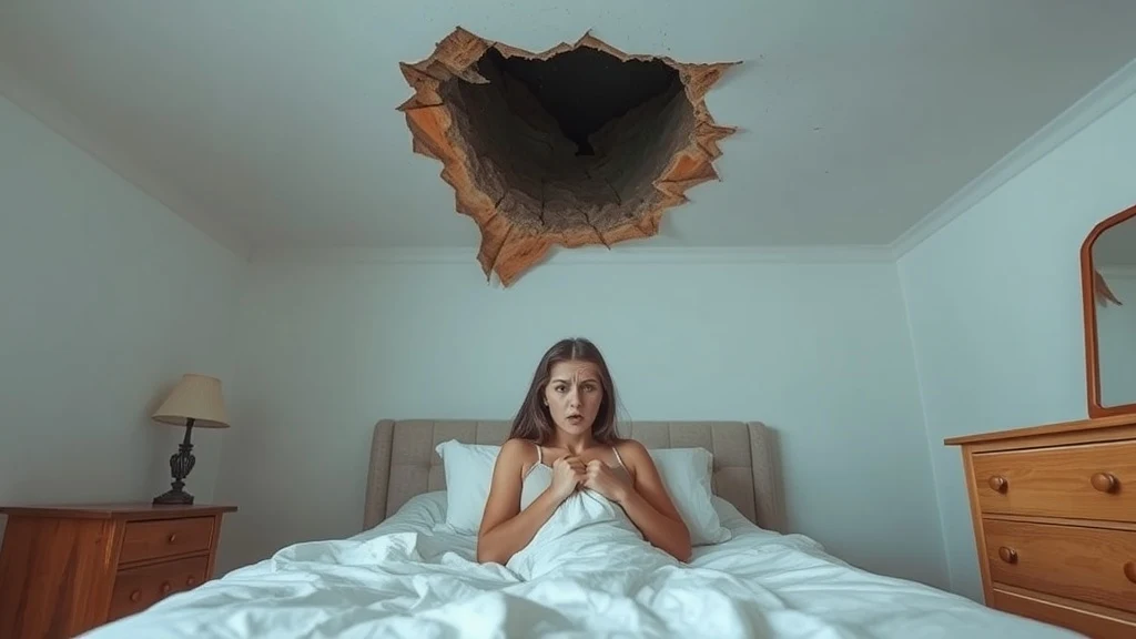 Dream symbol: holes in ceiling: symbolism: Inner Turmoil or Instability