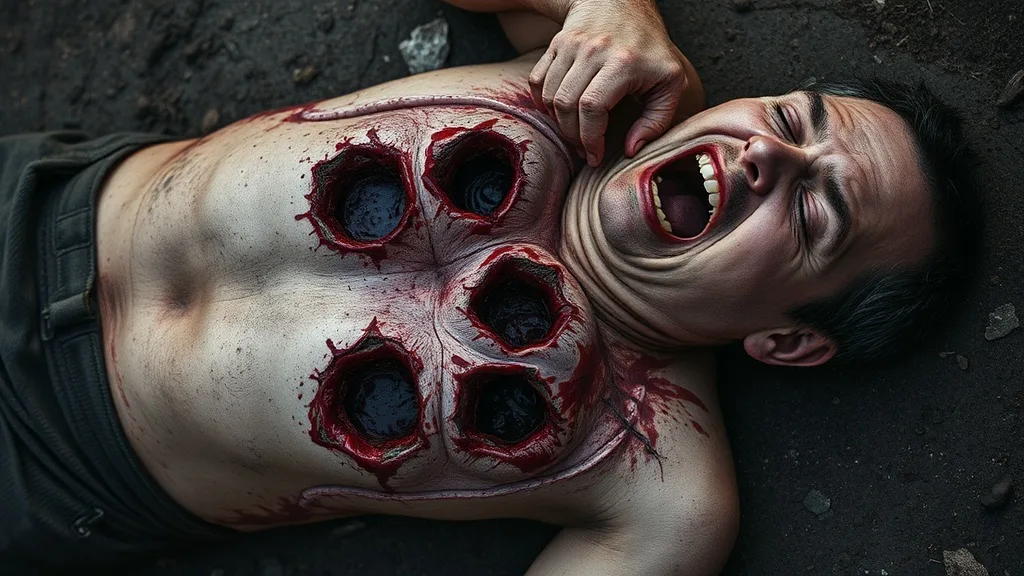 Dream symbol: holes in chest: symbolism: Physical or Mental Trauma