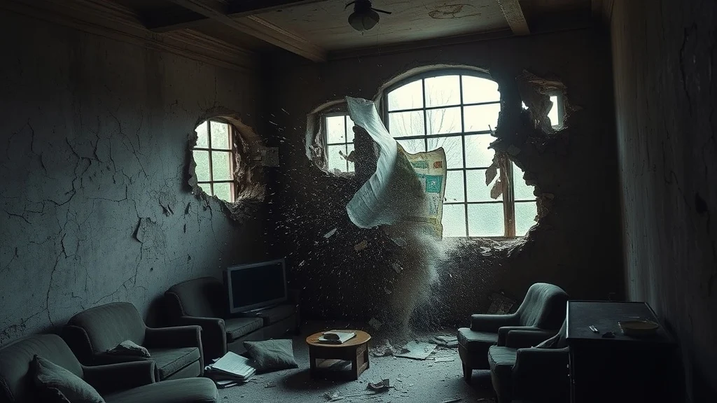 Dream symbol: holes in the walls: scenarios: Dream of Holes in Walls and Wind Blowing