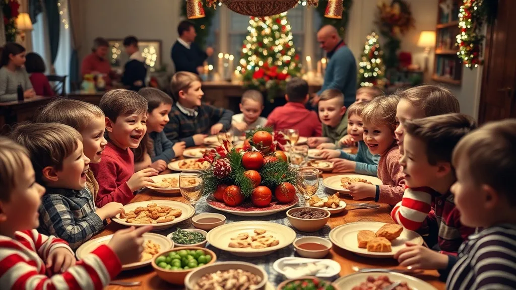 Dream symbol: holiday dinner: demographics: Children
