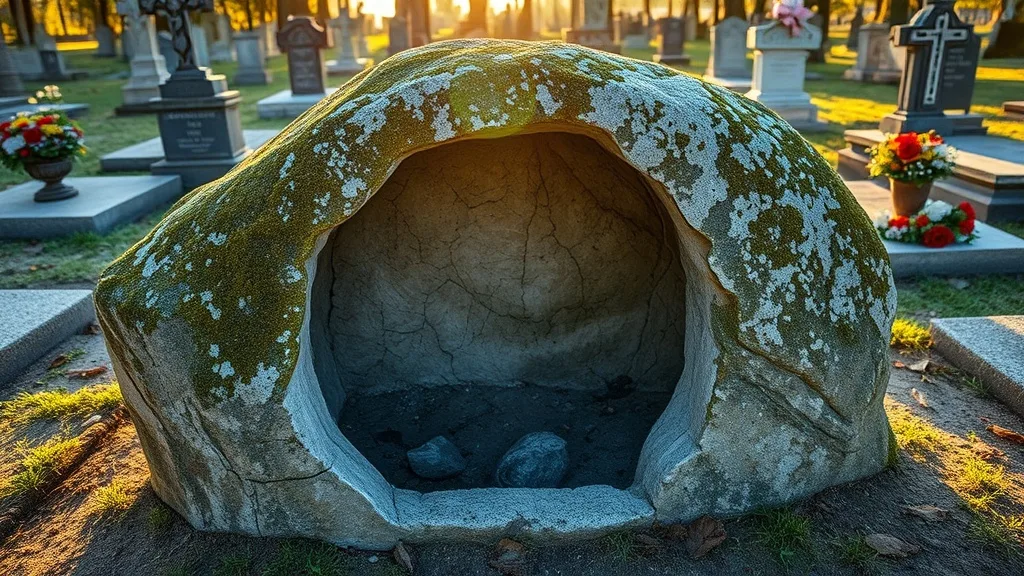 Dream symbol: hollow stones: scenarios: Dream of a Hollow Stone in a Graveyard