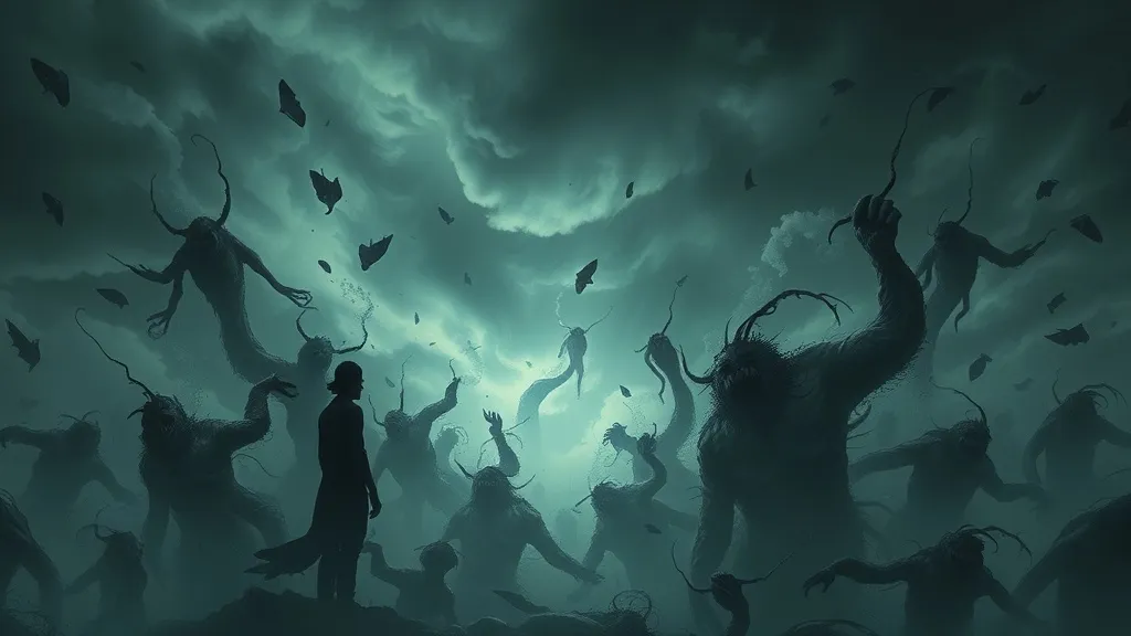 Dream symbol: horde of demons: symbolism: Sign of Psychological Fragmentation and Chaos