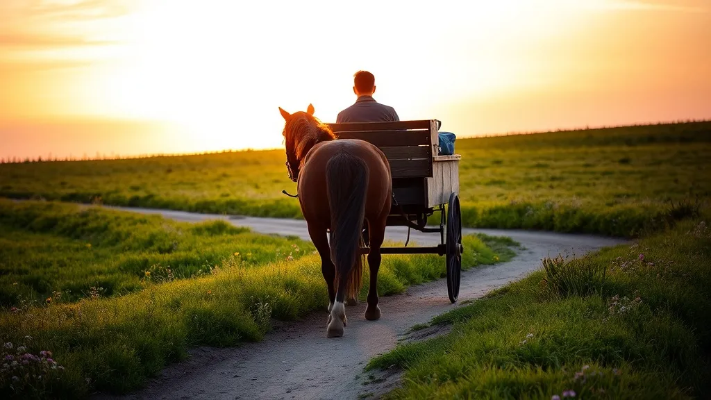 Dream symbol: horse and buggy: scenarios: Dreaming of a Horse and Buggy in the Countryside
