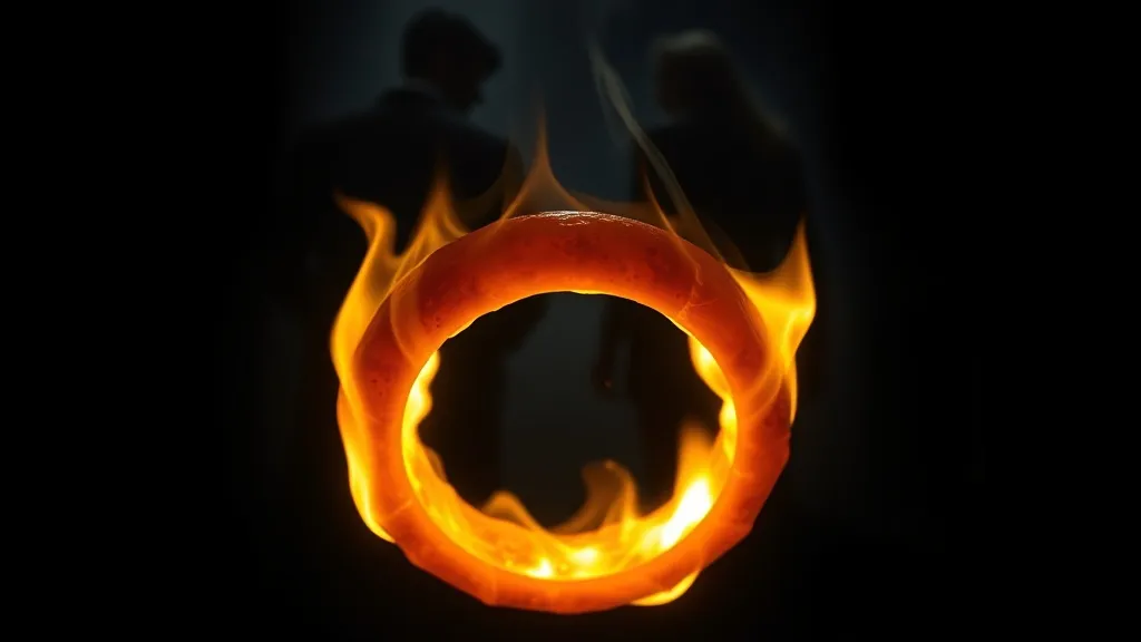 Dream symbol: hot burning ring: symbolism: Warning About Potential Danger in Relationships