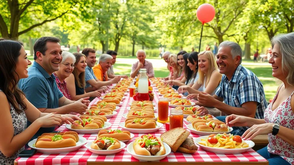 Dream symbol: hot dog and hamburger: symbolism: Craving Social Interaction or Celebration