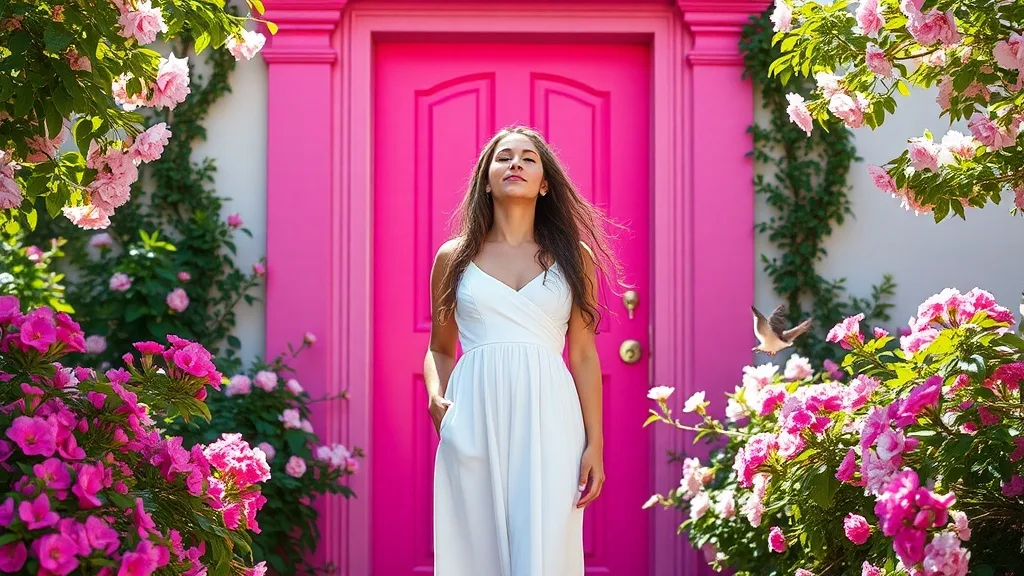 Dream symbol: hot pink door: demographics: People Seeking Inner Peace and Harmony