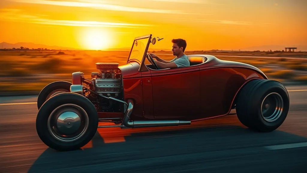 Dream symbol: hot rod car: scenarios: Dream of Riding as a Passenger in a Hot Rod Car