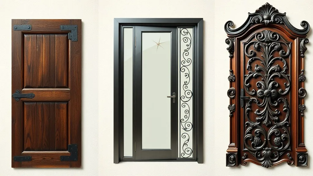 Dream symbol: house and door: symbolism: The Type of Door: Material and Design