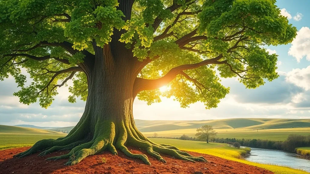 Dream symbol: huge trees: symbolism: Symbol of Renewal and Rebirth