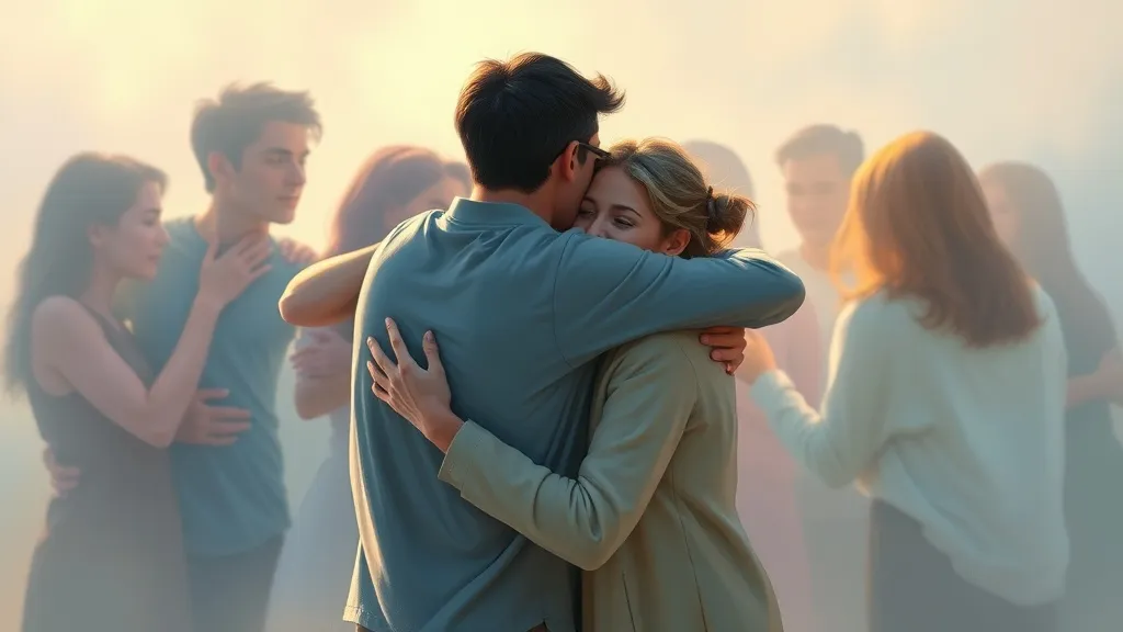 Dream symbol: hugging man and woman: scenarios: Dream About a Group Hug Including a Man and a Woman