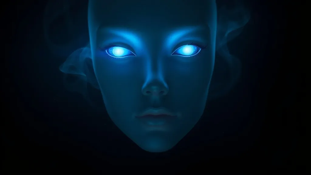 Dream symbol: humanlike head: scenarios: Dream about a Humanlike Head with Glowing Eyes