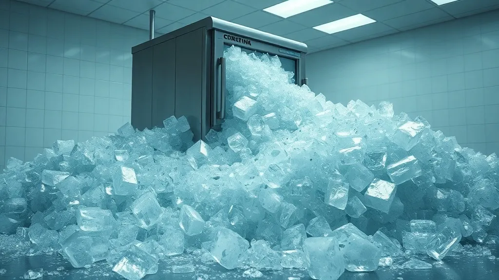 Dream symbol: ice machine: scenarios: Dream of an ice machine making too much ice