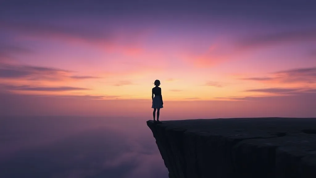 Dream symbol: indecision: scenarios: Dreaming about hesitating before a jump or leap