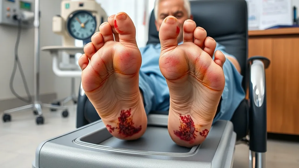 Dream symbol: insulin resistance: scenarios: Dream of having foot problems due to insulin resistance
