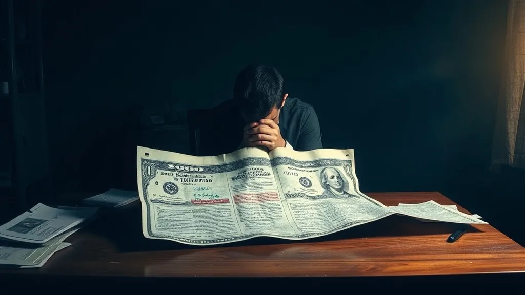 Dream symbol: insurmountable bill: symbolism: Reflection of Guilt Over Past Decisions