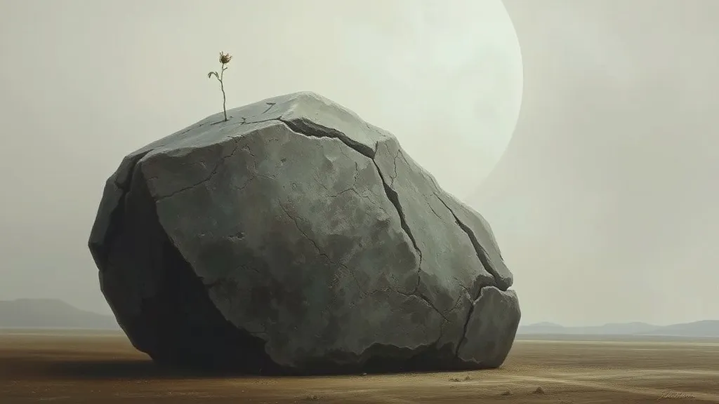 Dream symbol: big rock: symbolism: Inertia and Resistance to Change