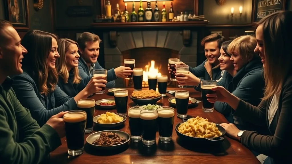 Dream symbol: irish pub: scenarios: Dream of Eating Food in an Irish Pub
