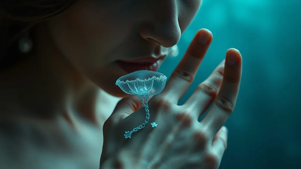 Dream symbol: jellyfish stings: scenarios: Dream of trying to remove a jellyfish tentacle after a sting