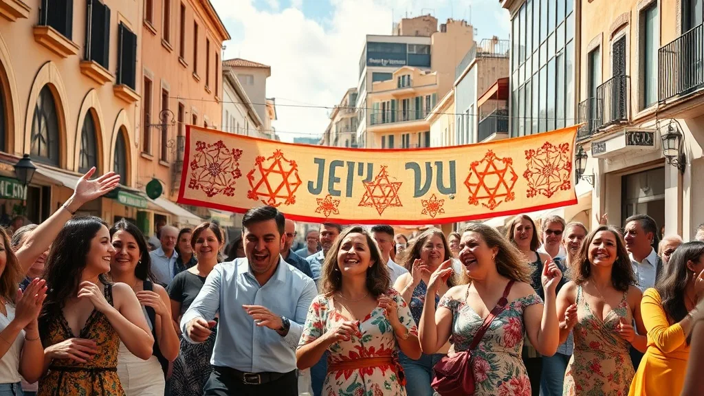 Dream symbol: jewish celebration: scenarios: Dream of Jewish Celebration with Happiness