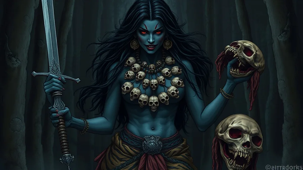 Dream symbol: kali ma: scenarios: Dream of seeing Kali Ma's teeth