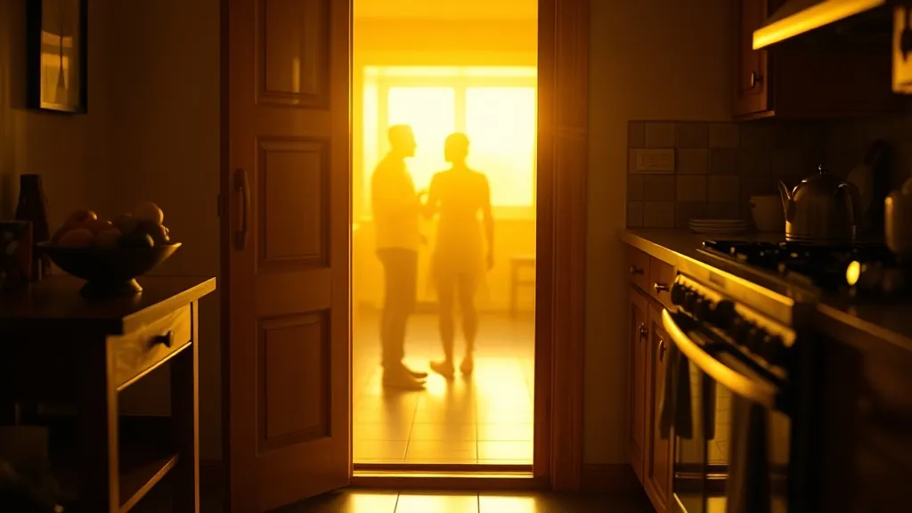 Dream symbol: kitchen door slightly open: scenarios: Dream about a Kitchen Door Slightly Open and Hearing Voices