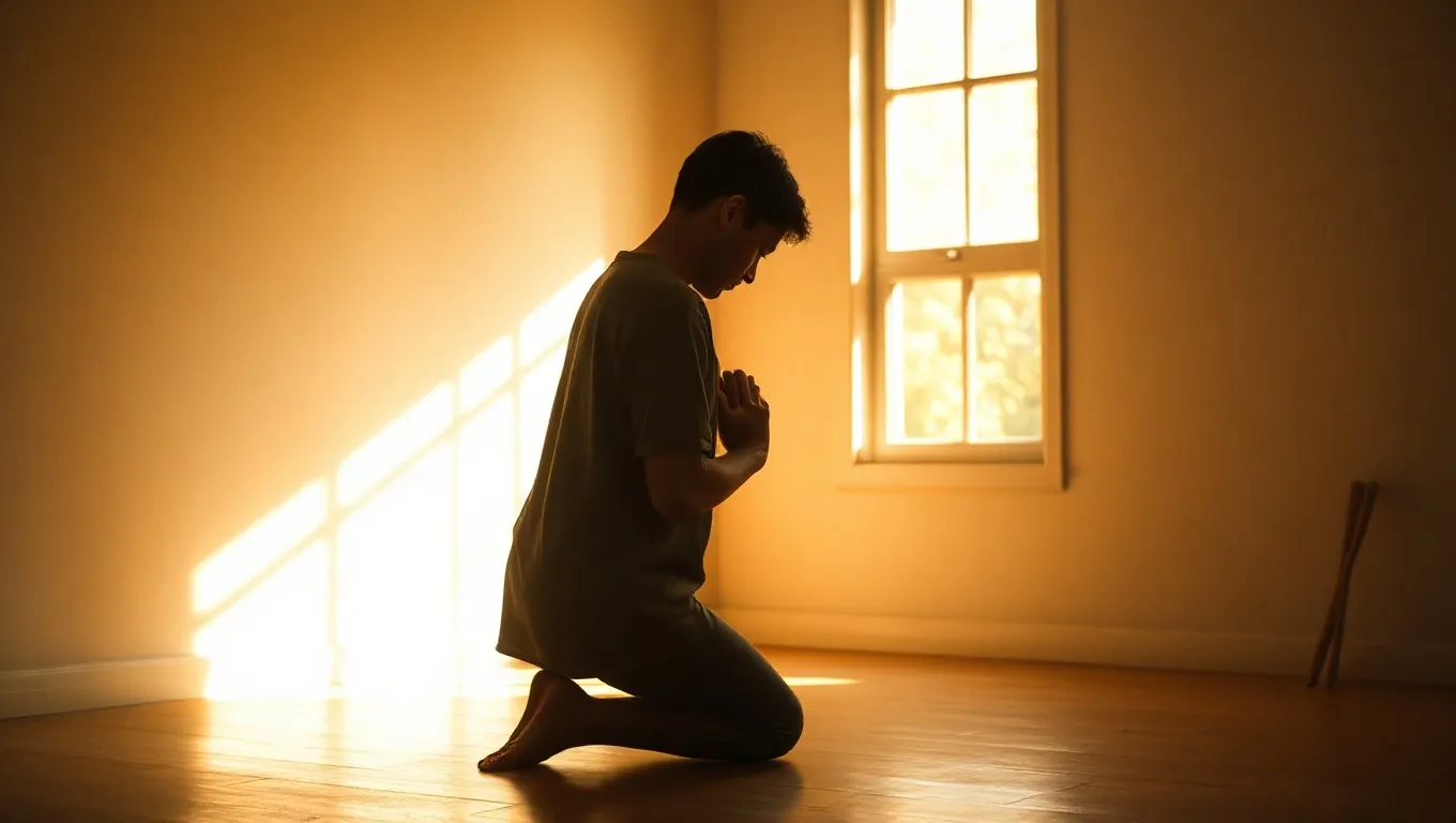 Dream symbol: kneeling in prayer: symbolism: Expression of Humility and Surrender Dream symbol: kneeling in prayer: symbolism: Expression of Humility and Surrender