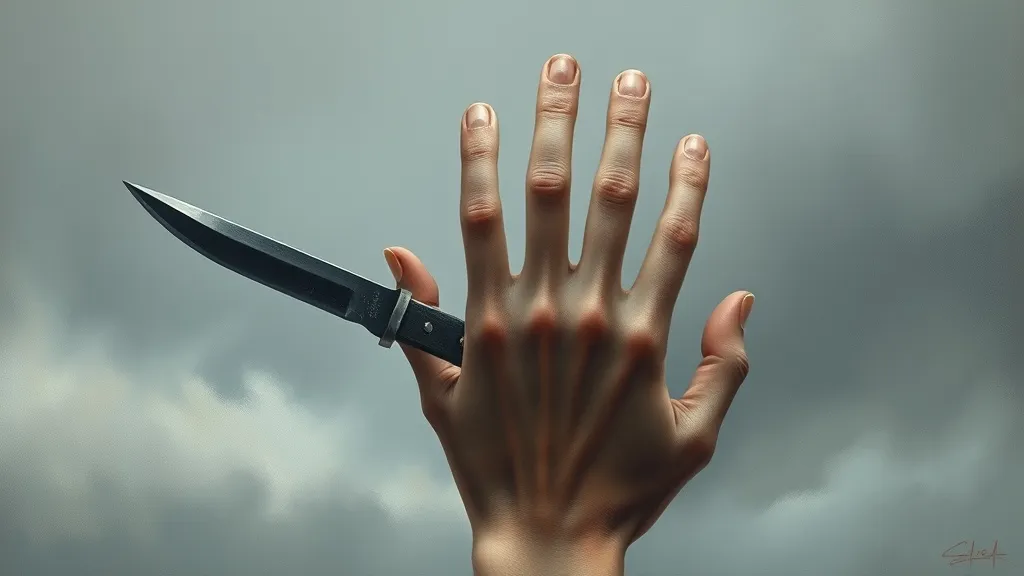 Dream symbol: knife fingers: scenarios: Dream of Losing Knife Fingers: Loss of Ability or Power
